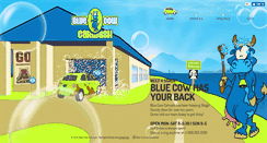 Desktop Screenshot of bluecowcarwash.com